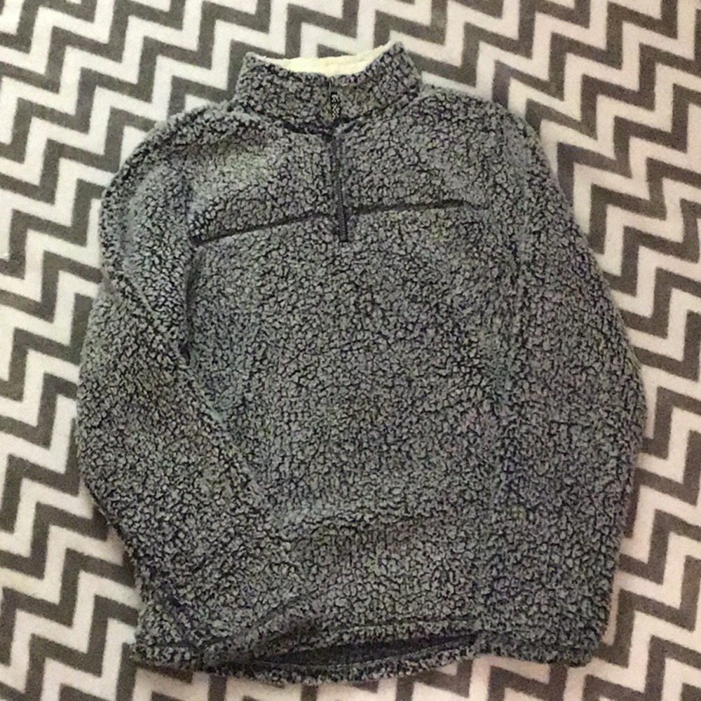 fleece quarter zip pullover